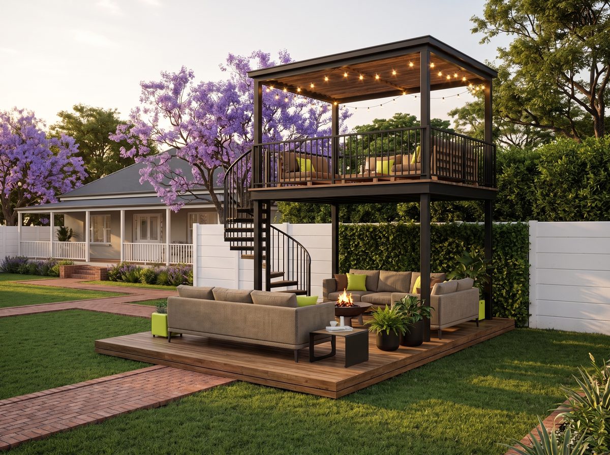 The Sunset Deck at golden hour (indicative render)